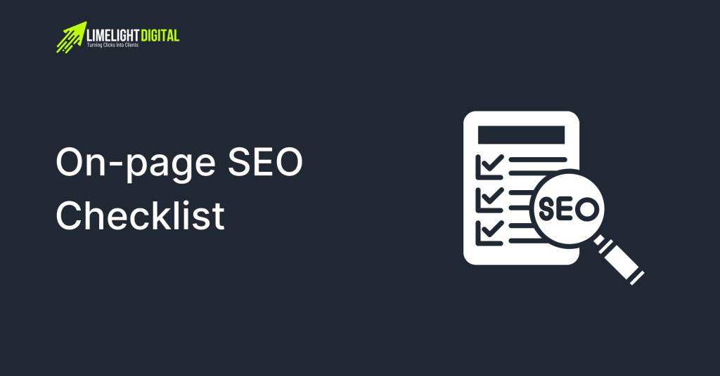 On-page SEO Checklist