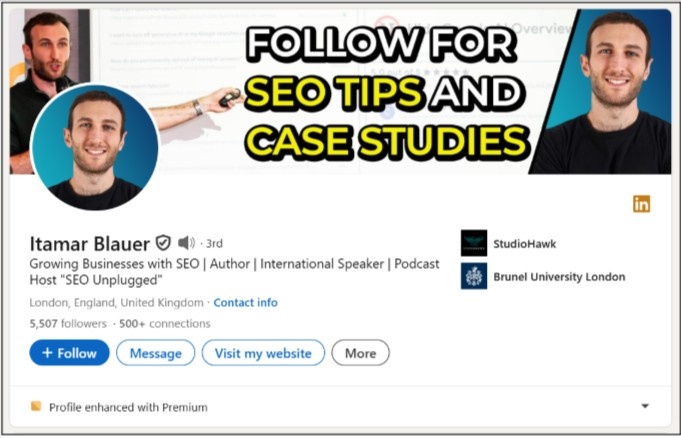 Itamar Blauer One Of The Best SEO Expert In UK 