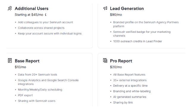 Cost Of Additional Solutions Cost Of Additional Solutions