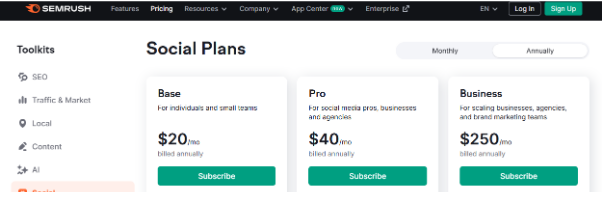 Semrush Social Toolkit Semrush Social Toolkit