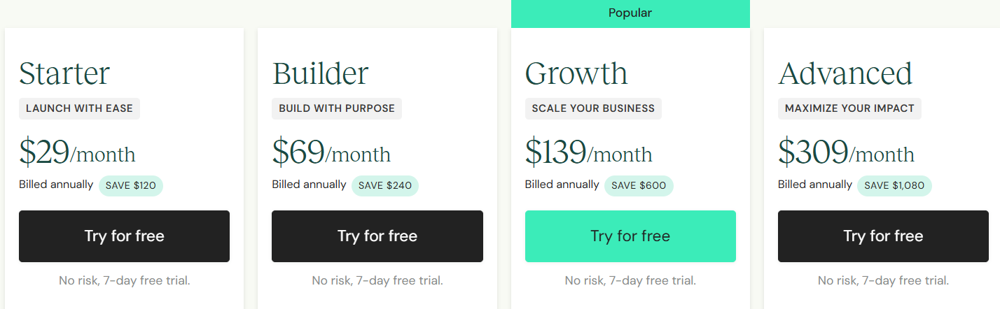 Click the "Start Free Trial" button