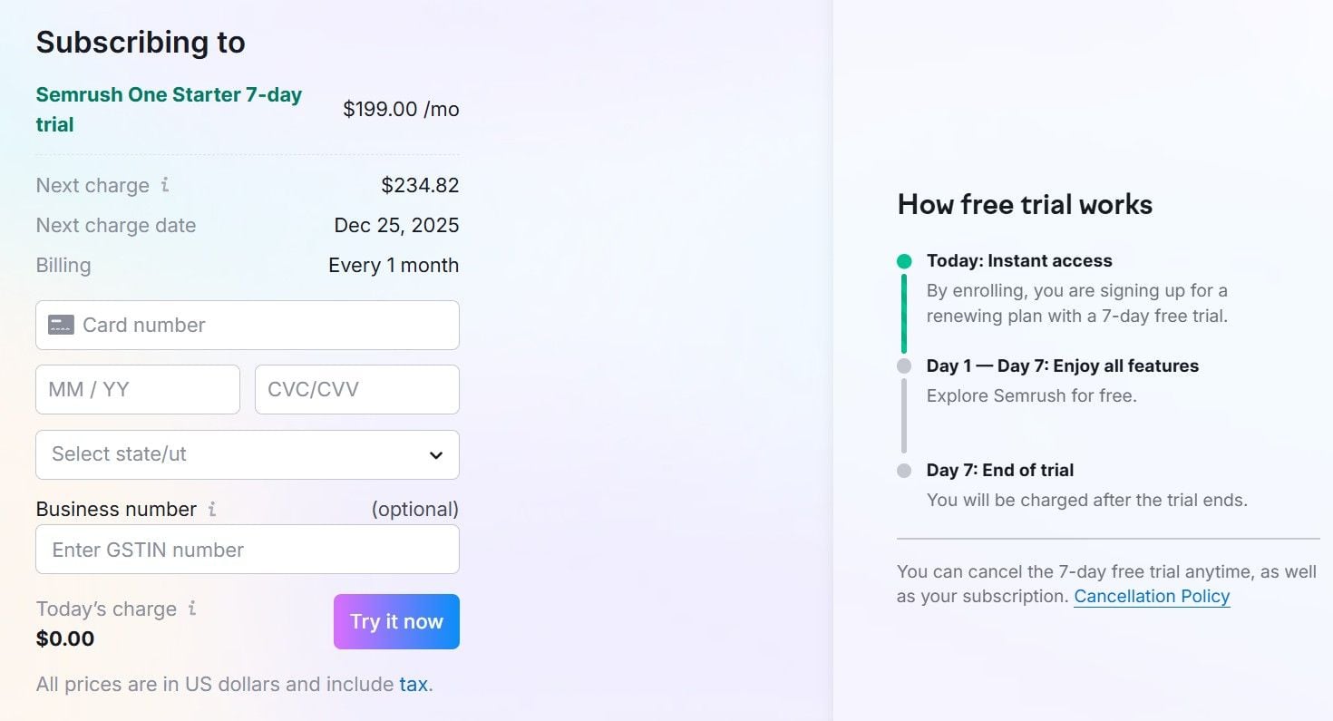 How To Get Semrush One Free Trial How To Get Semrush One Free Trial