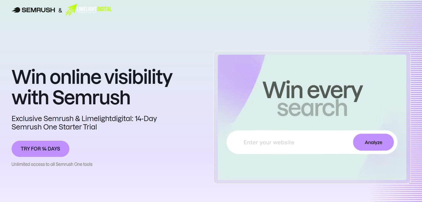 Semrush One Website Semrush One Website