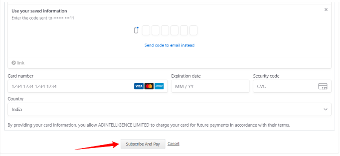 Verify and Complete Purchase