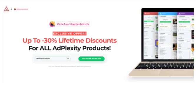  Visit Adplexity Coupon Code Landing Page