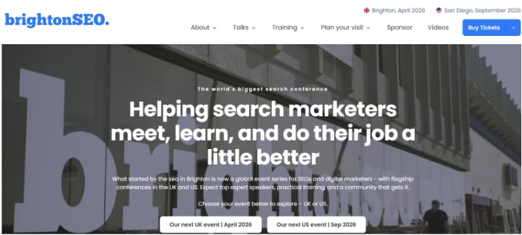 BrightonSEO UK (Spring & Autumn)