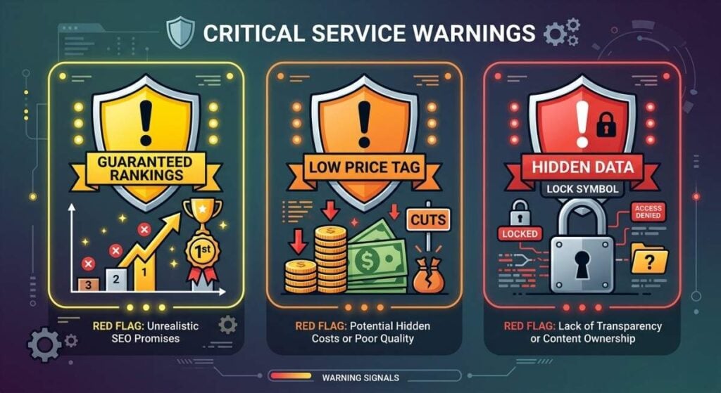 Red Flags to Watch Out For When Comparing SEO Prices Red Flags to Watch Out For When Comparing SEO Prices