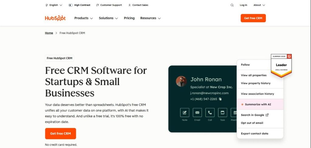 HubSpot CRM HubSpot CRM
